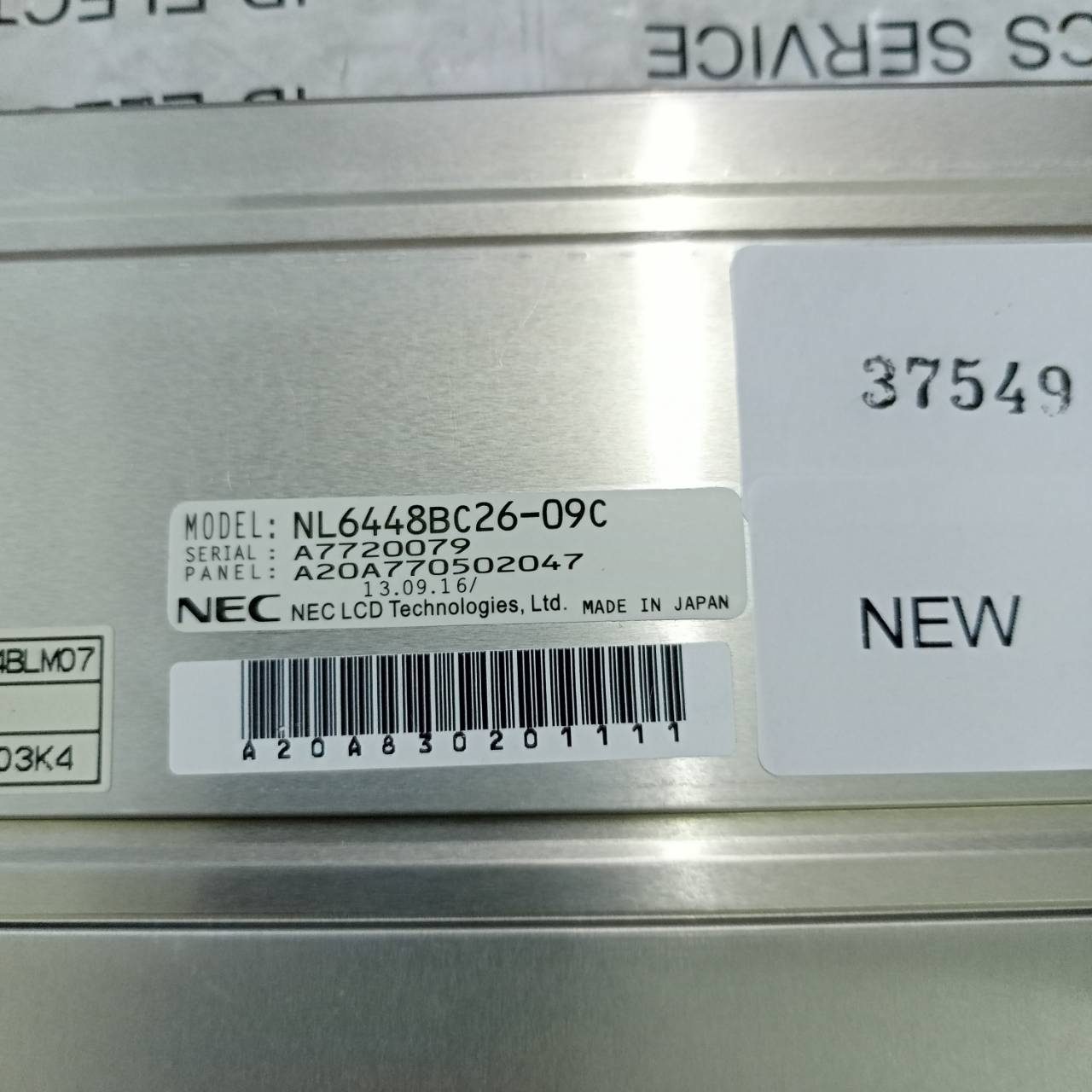 NL6448BC26-09C LCD PANEL “ NEC ”