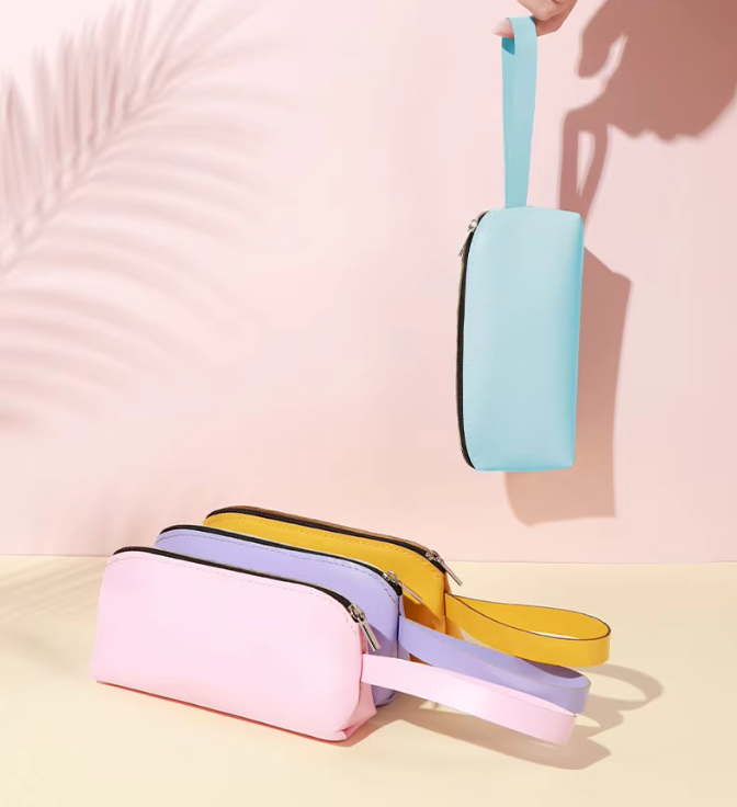 ร่มพับมินิ 5 ตอน 19 นิ้ว 6 ก้าน พร้อมกระเป๋าหนัง PU หูหิ้ว