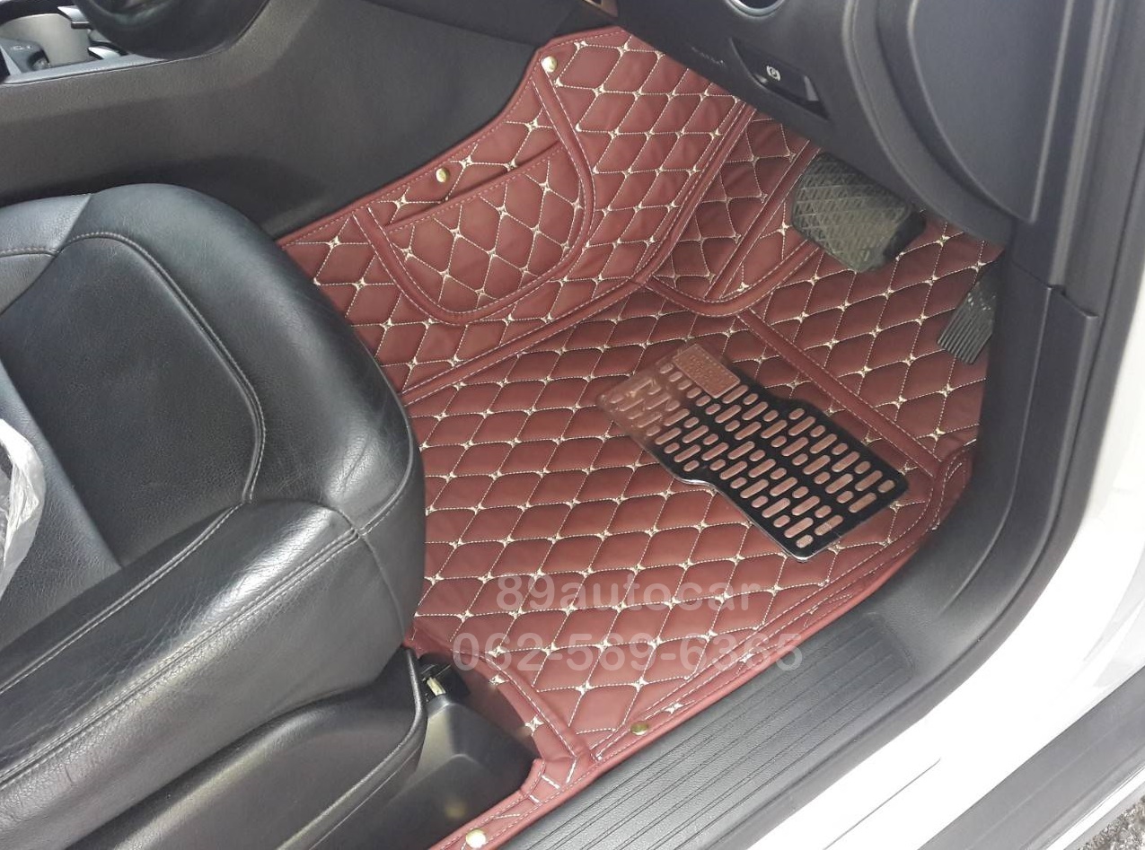 ขายพรมรถยนต์ Benz GLE250d ปูพรมหกดี สีแดงเลือดหมู เต็มคัน