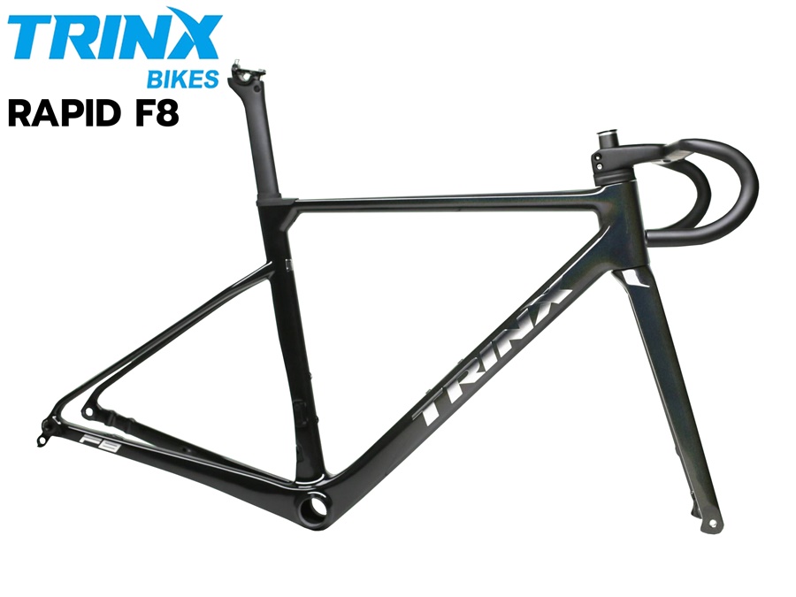 เฟรมเสือหมอบ TRINX รุ่น RAPID F8 DISC BRAKE เฟรมคาร์บอน T800 Frame Full Carbon NEW 2024