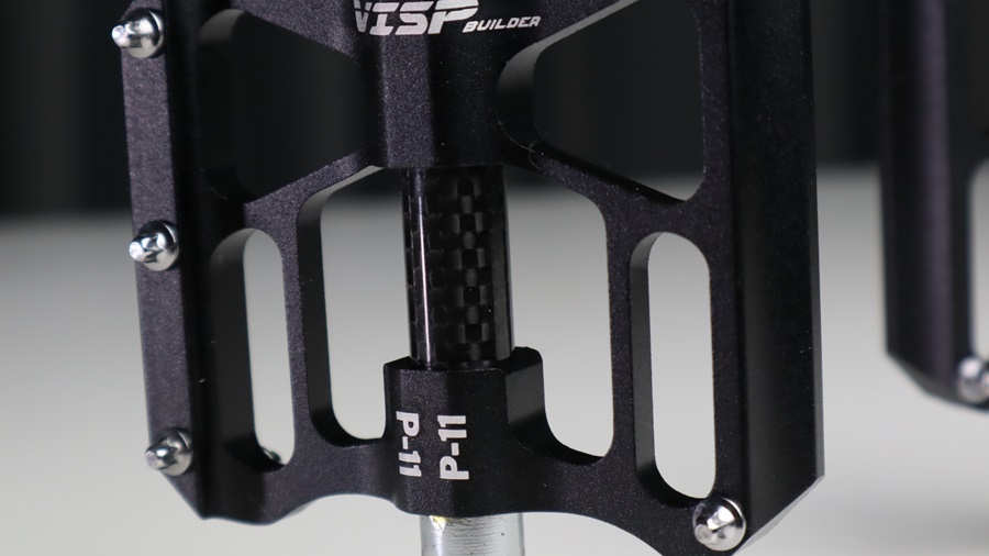 บันได้จักรยานครอบคาร์บอน VISP P-11 ALLOY PEDALS, DU-BEARING สีดำ เบา ลื่นสุดๆ