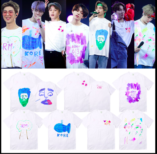 เสื้อยืด เสื้อแฟชั่นไอดอล #BTS (ระบุแบบ ไซส์ ที่หมายเหตุ)