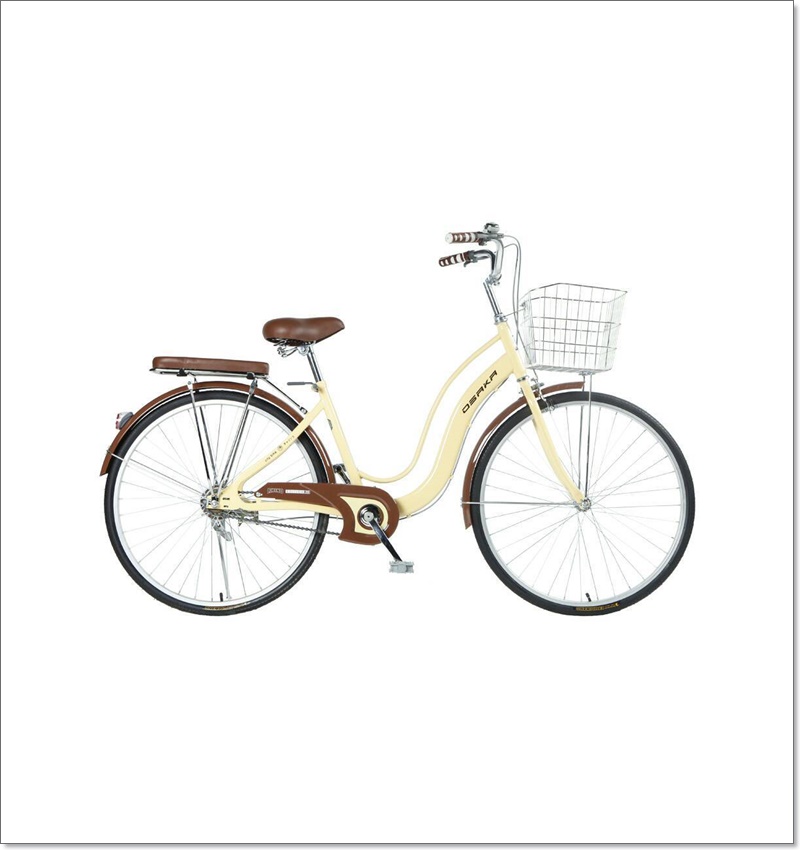 จักรยานแม่บ้าน OSAKA RHINO XT CITY BIKE พร้อมตะกร้า มีเกียร์ 7 สปีดชิมาโน่ ล้อ24นิ้ว