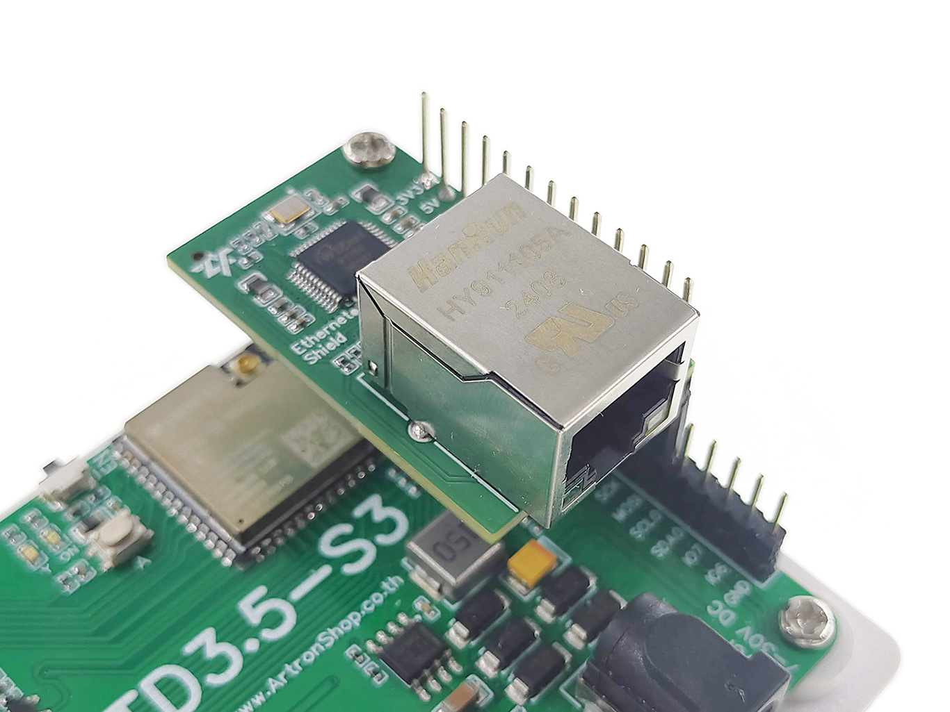 ATD3.5-S3 Ethernet shield โมดูลเสริมต่อ LAN สำหรับ ATD3.5-S3
