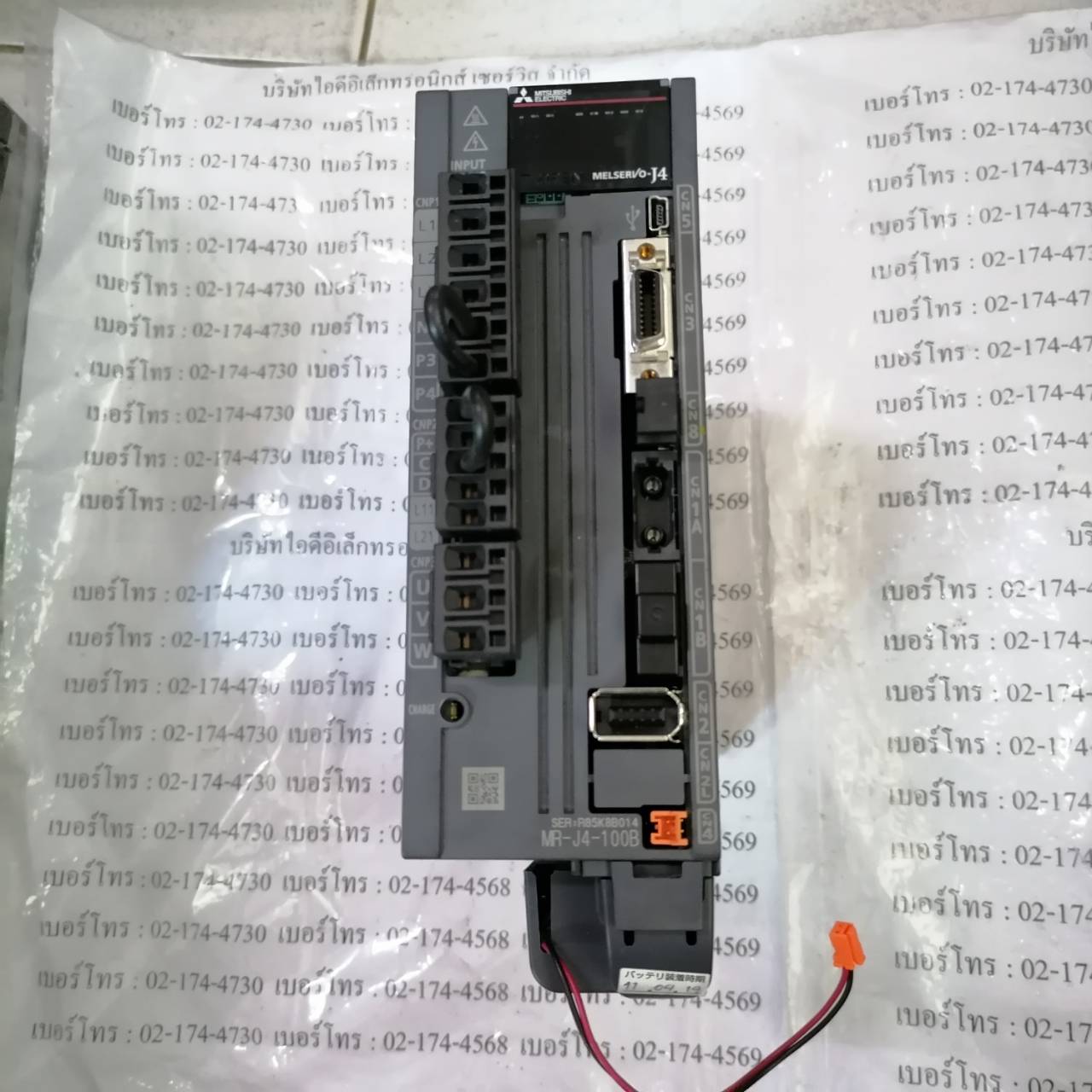 SERVO DRIVE “ MITSUBISHI ” รุ่น MR-J4-100B