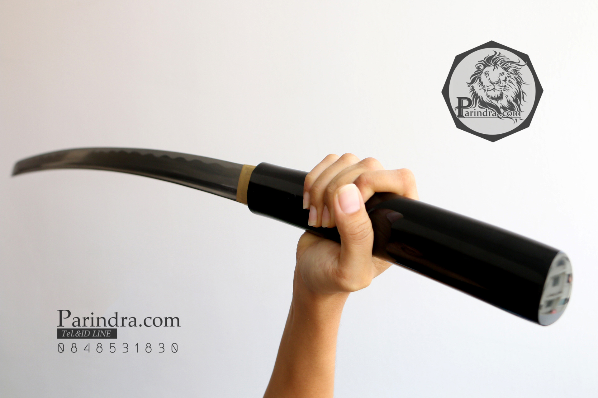 ขายดาบซามูไร คาตะนะ Katana ไว้ฝึกฟันดาบ แข็งแรงทนทาน ปลอกสีดำขัดมัน