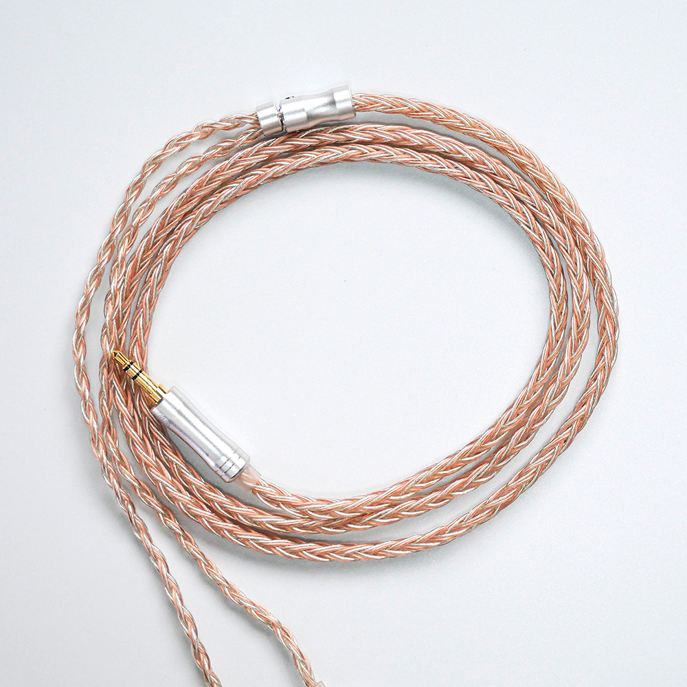 Hakugei copper surfer [รุ่นไม่มีไมค์] สายเปลี่ยนหูฟัง 5N OCC Litz + 5N OCC ชุบเงิน Litz