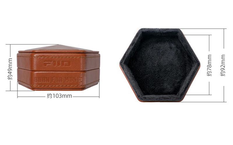 FiiO HB7 เคสหูฟังเหมาะสำหรับหูฟัง FD3/FF5/FH9 ผลิตจากวัสดุคุณภาพดี