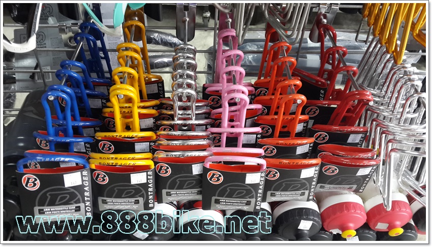 ขากระติก Bontrager water bottle อลูมีสีชมพู