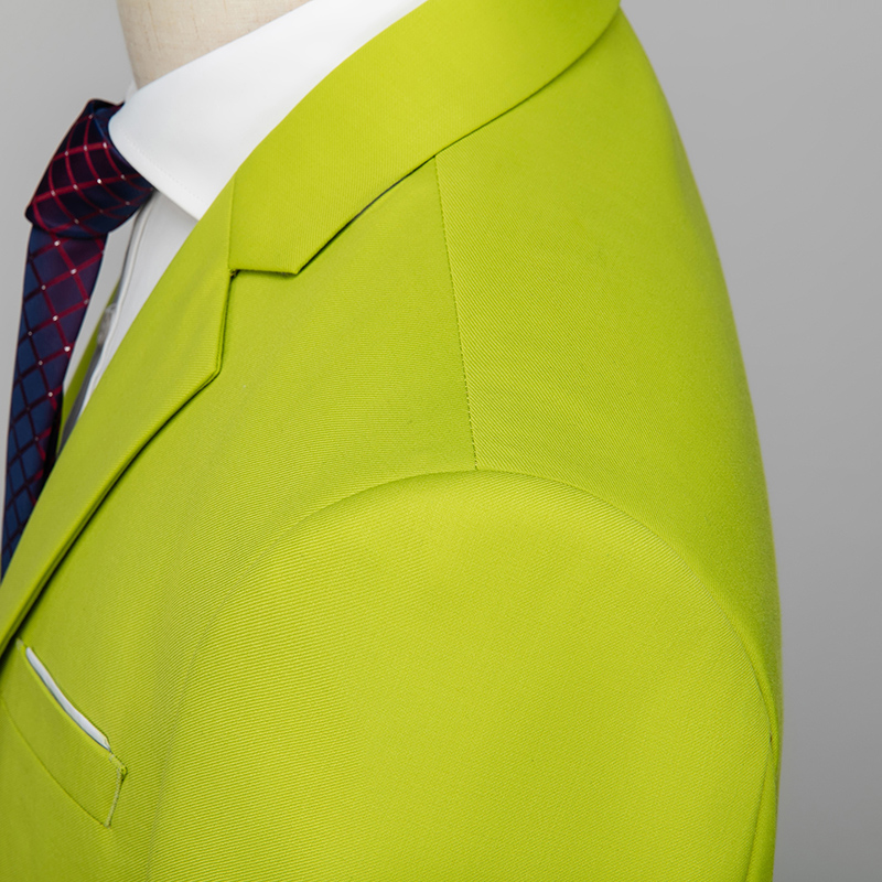Pre-order เสื้อสูทชาย สีเขียวอ่อน ทรงสลิม สไตล์เกาหลี