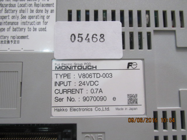 V806TD-003 HMI “ HAKKO ”