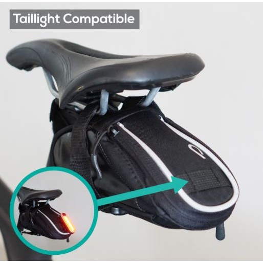 VINCITA B039R กระเป๋าใต้อานขนาดใหญ่สำหรับเสือหมอบ น้ำหนักเบา หยิบของสะดวก ออกแบบเพื่อความแอร์โรไดนามิค