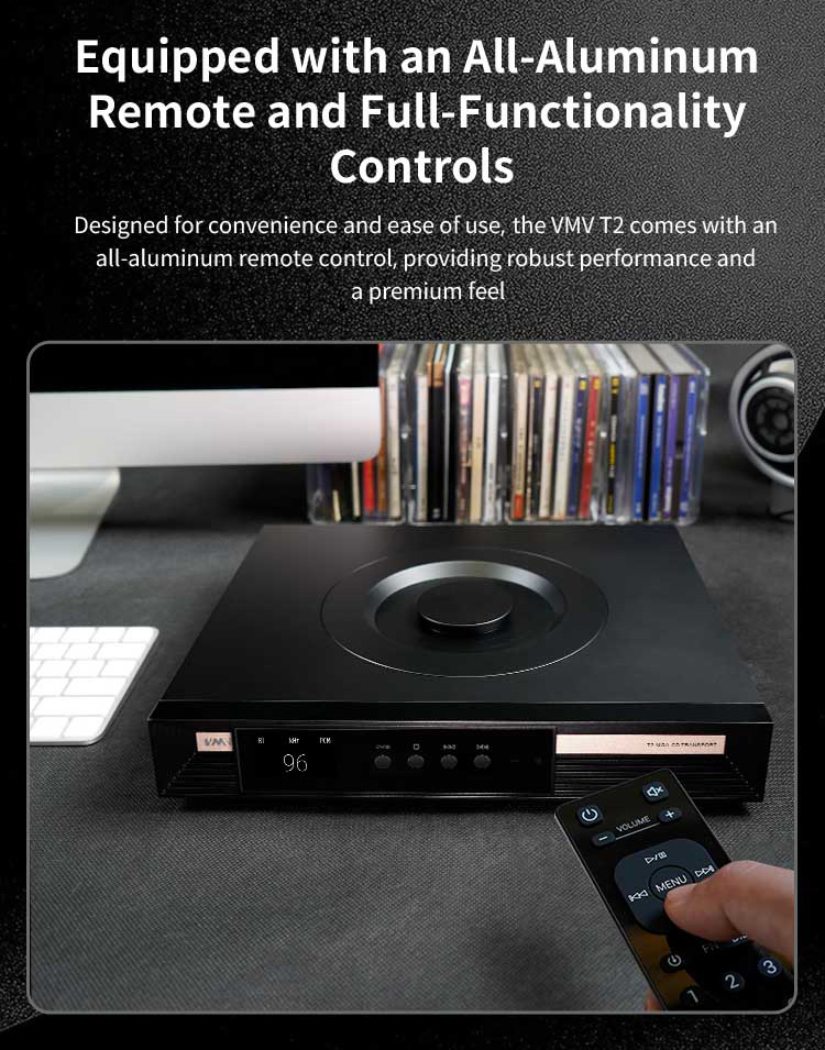 SMSL VMV T2 เครื่องเล่น CD ระดับไฮเอนด์ รองรับ MQA, LDAC, Hi-Res Wireless ประกันศูนย์ไทย