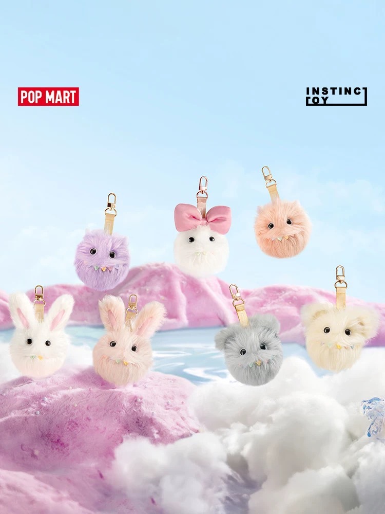 PRE. พวงกุญแจ INSTINCTOY (น้องขนฟู )ของแท้ 100% - (รอนำเข้า 14-25 วัน)