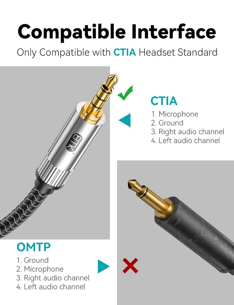ERTK Gaming Headphone Adapter สายแปลงหูฟังไมค์ ให้ใช้กับคอมพิวเตอร์ / มือถือ / PC / Notebook