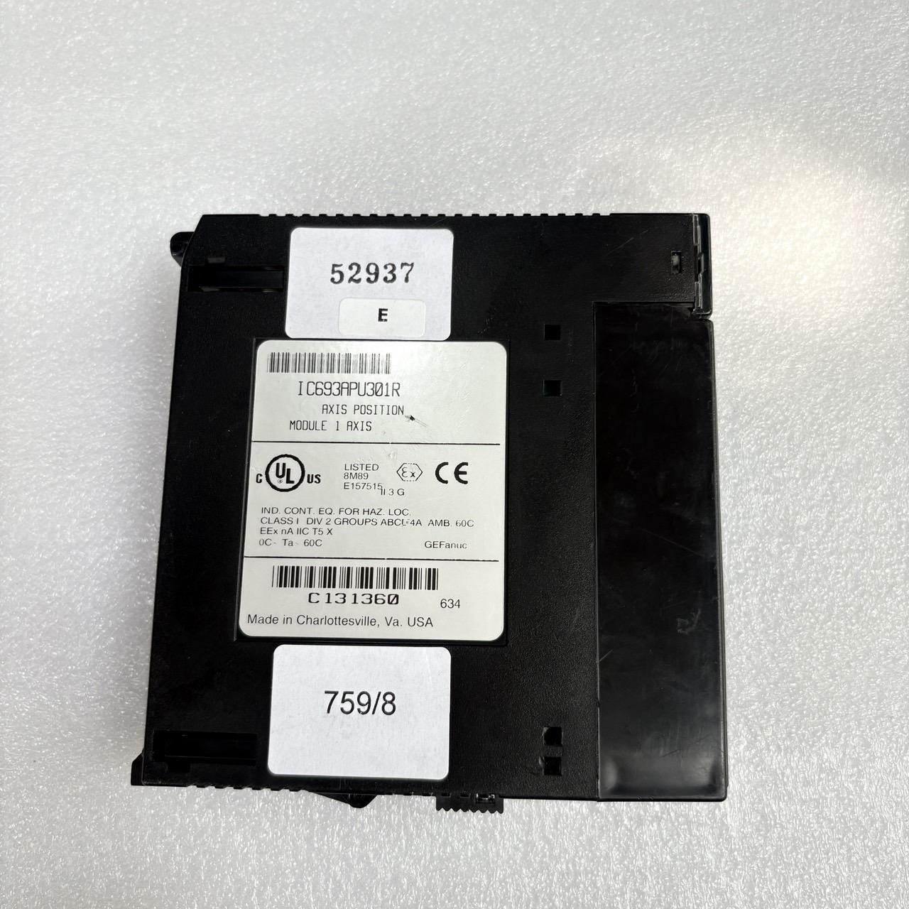 IC693APU301R PLC " GEFANUC "