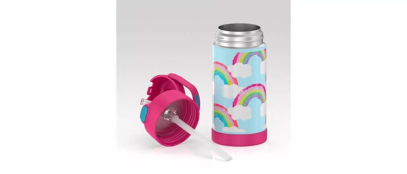 Thermos Rainbow 12oz FUNtainer Water Bottle with Bail Handle