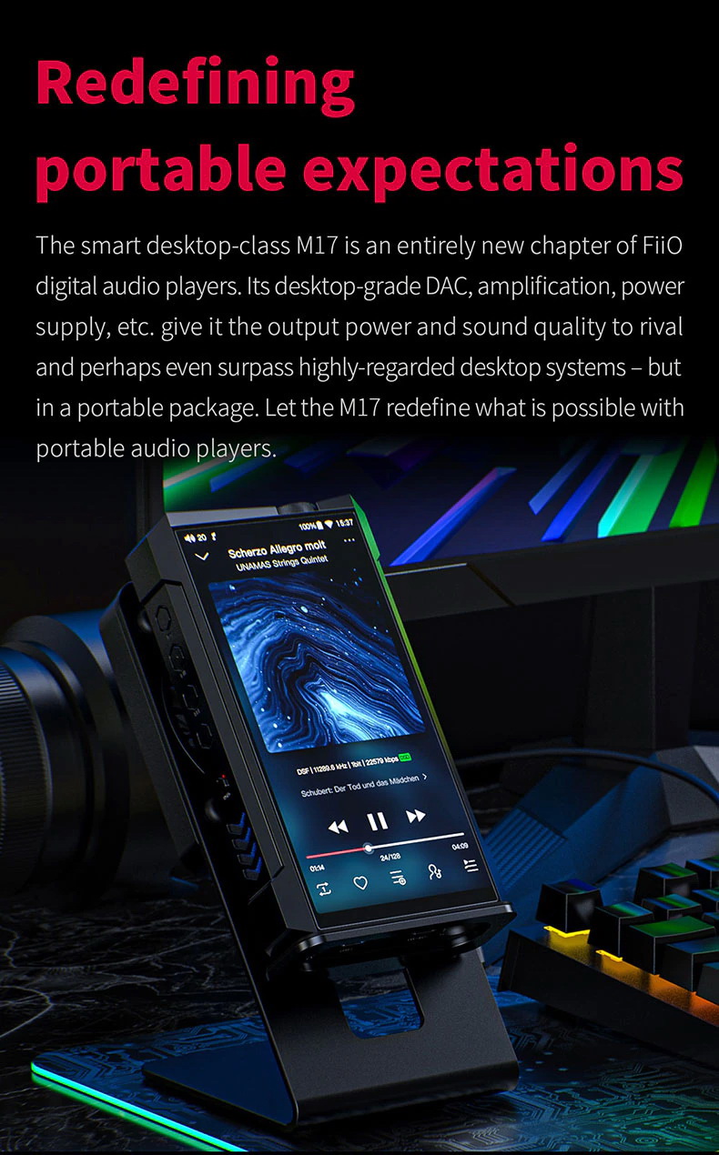 FiiO M17 DAP พกพาระดับเรือธง คุณภาพระดับ Desktop ประกันศูนย์ไทย