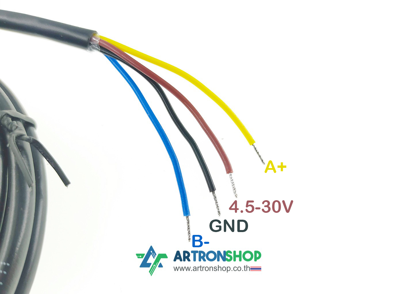 เซ็นเซอร์วัดความชื้นในดิน อุณหภูมิ Modbus RS485 Soil Sensor