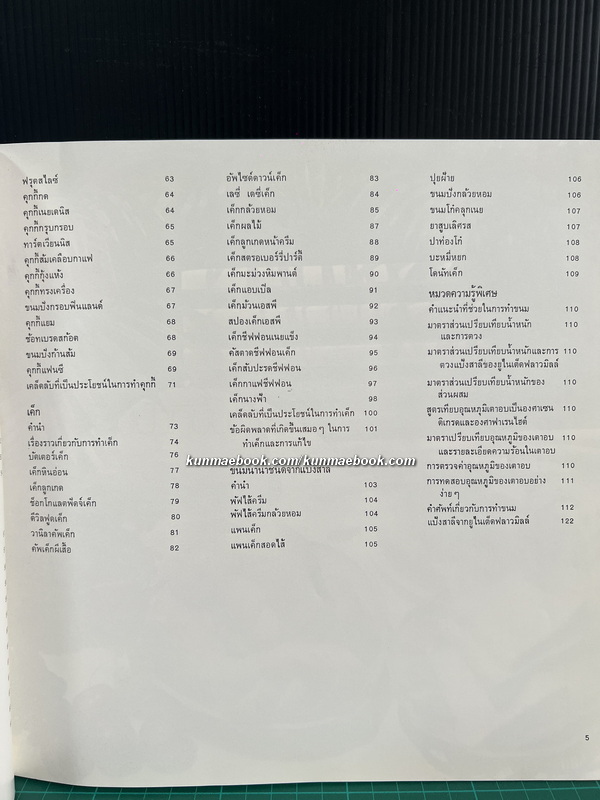 ตำราทำขนมจากแป้งสาลี เล่ม 1 โดยโรงเรียนสอนการผลิตอาหารและขนมมาตรฐาน UFM