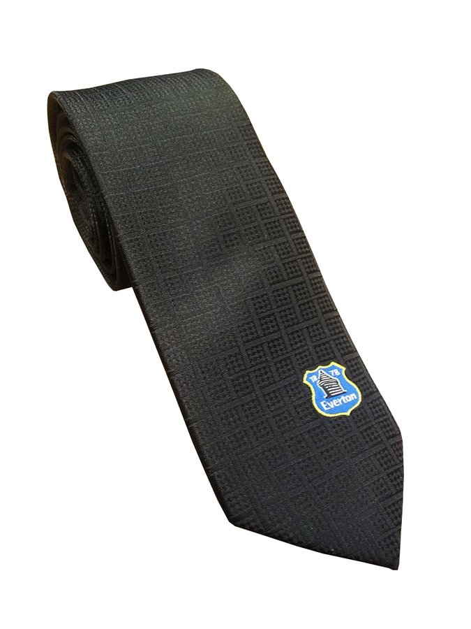 เนคไทเอฟเวอร์ตั้น ที่ระลึก Everton FC Black Tie ของแท้ 100%
