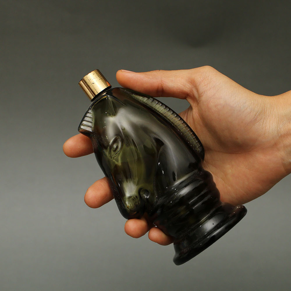 ขวดแก้วน้ำหอม รูปม้า AVON PONY DECANTER ขวดเปล่า สภาพดี