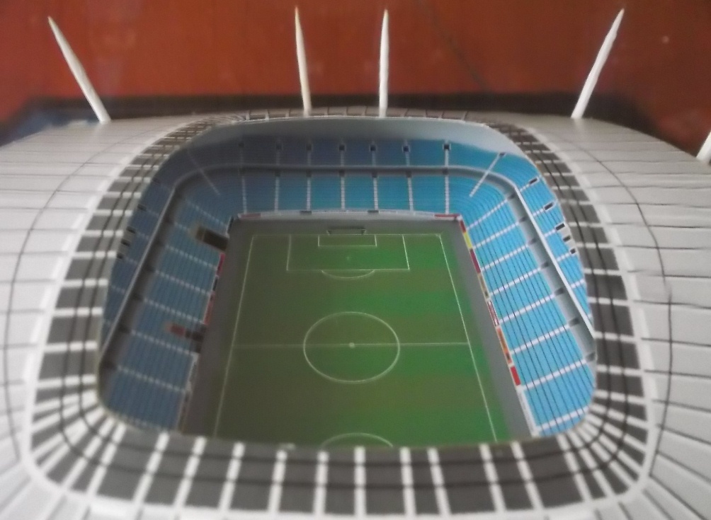 โมเดลสนามฟุตบอล สโมสรแมนเชสเตอร์ ซิตี้ - สนามเอติฮัด สเตเดี้ยม ใหม่ / MANCHESTER CITY Football Club Football Stadium Model - ETIHAD Stadium NEW