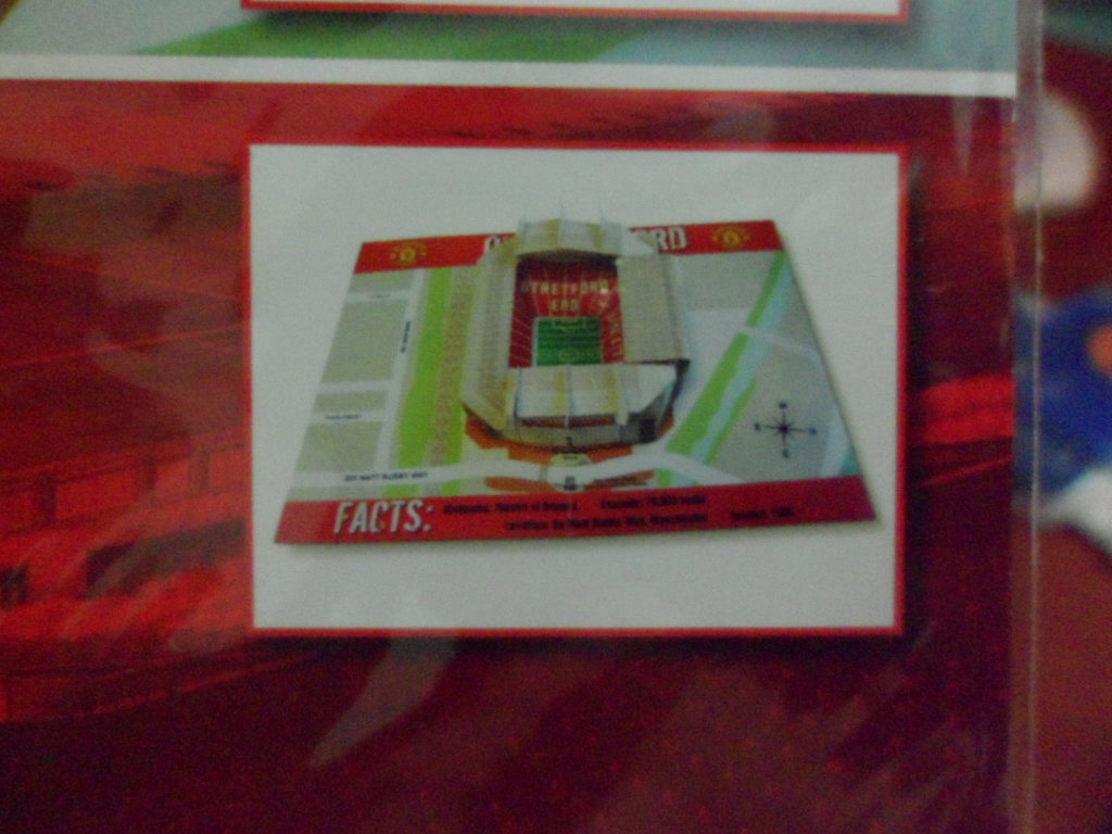 บัตรอวยพรวันเกิด ฟุตบอล สโมสรแมนเชสเตอร์ ยูไนเต็ด - 3D POP-UP OLD TRAFFORD ใหม่ / MANCHESTER UNITED Football Club Birthday Card - 3D POP-UP OLD TRAFFORD NEW