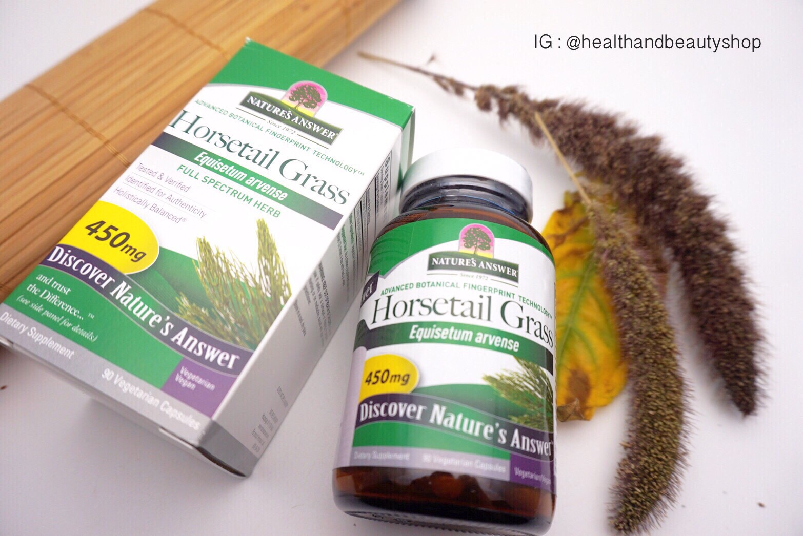 Nature's Answer, Horsetail Grass, 450 mg, 90 Veggie