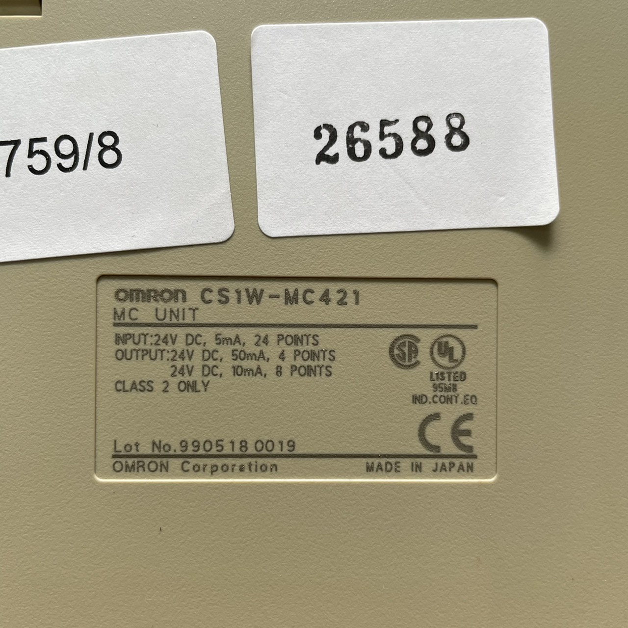 CS1W-MC421 PLC " OMRON "
