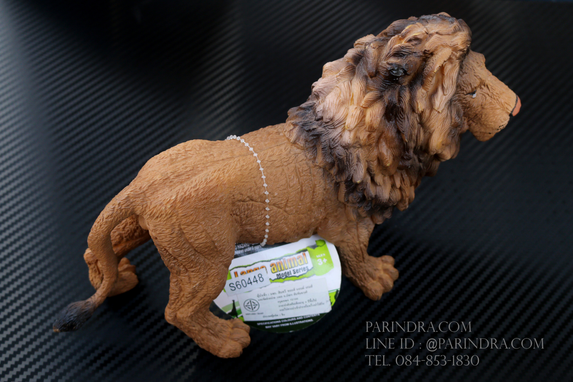 โมเดลสิงโต Lion แบบยางแข็ง ตั้งโชว์สวย ขนาดใหญ่ 10 นิ้ว