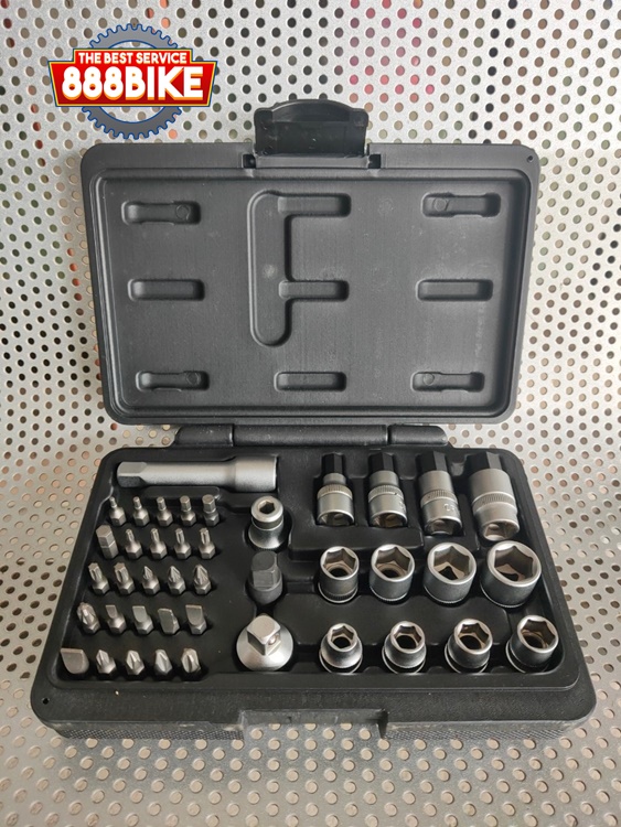 เครื่องมือชุดเล็ก/ประแจบล็อค Icetoolz 41 ชิ้น(E21K) Socket & Bit Set