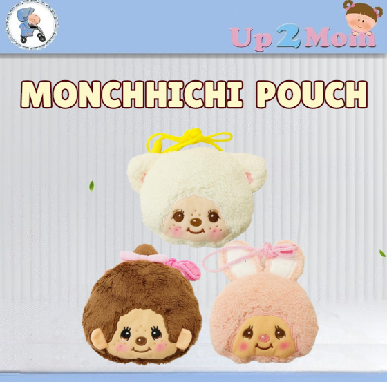 กระเป๋าคล้องคอสุดคิ้วท์ Monchhichi Neck Pouch