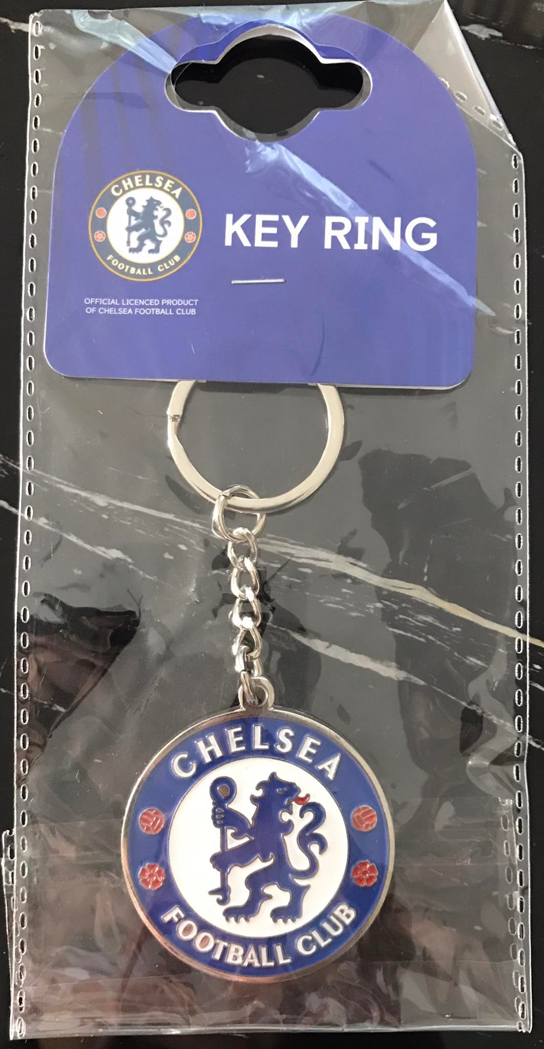 พวงกุญแจ ฟุตบอล สโมสรเชลซี - ตราสโมสร CFC ใหม่ / CHELSEA Football Club Key Ring - CFC Logo NEW