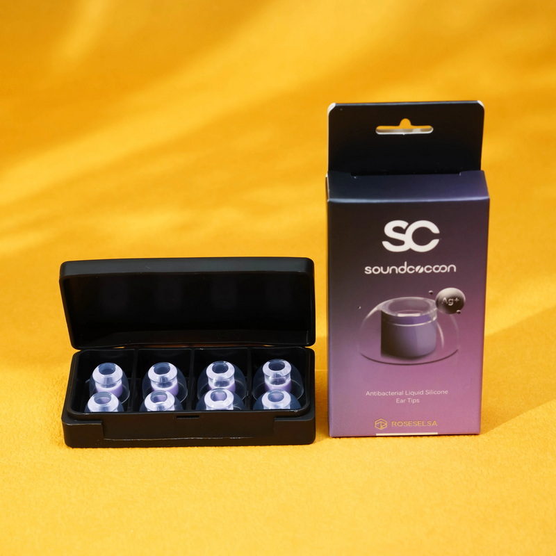 Rose Soundcocoon จุกหูฟังซิลิโคนเหลวสำหรับ IEM เพิ่มเสียงเบสและเสียงแหลมให้ชัดเจน 1 แพค 4 คู่