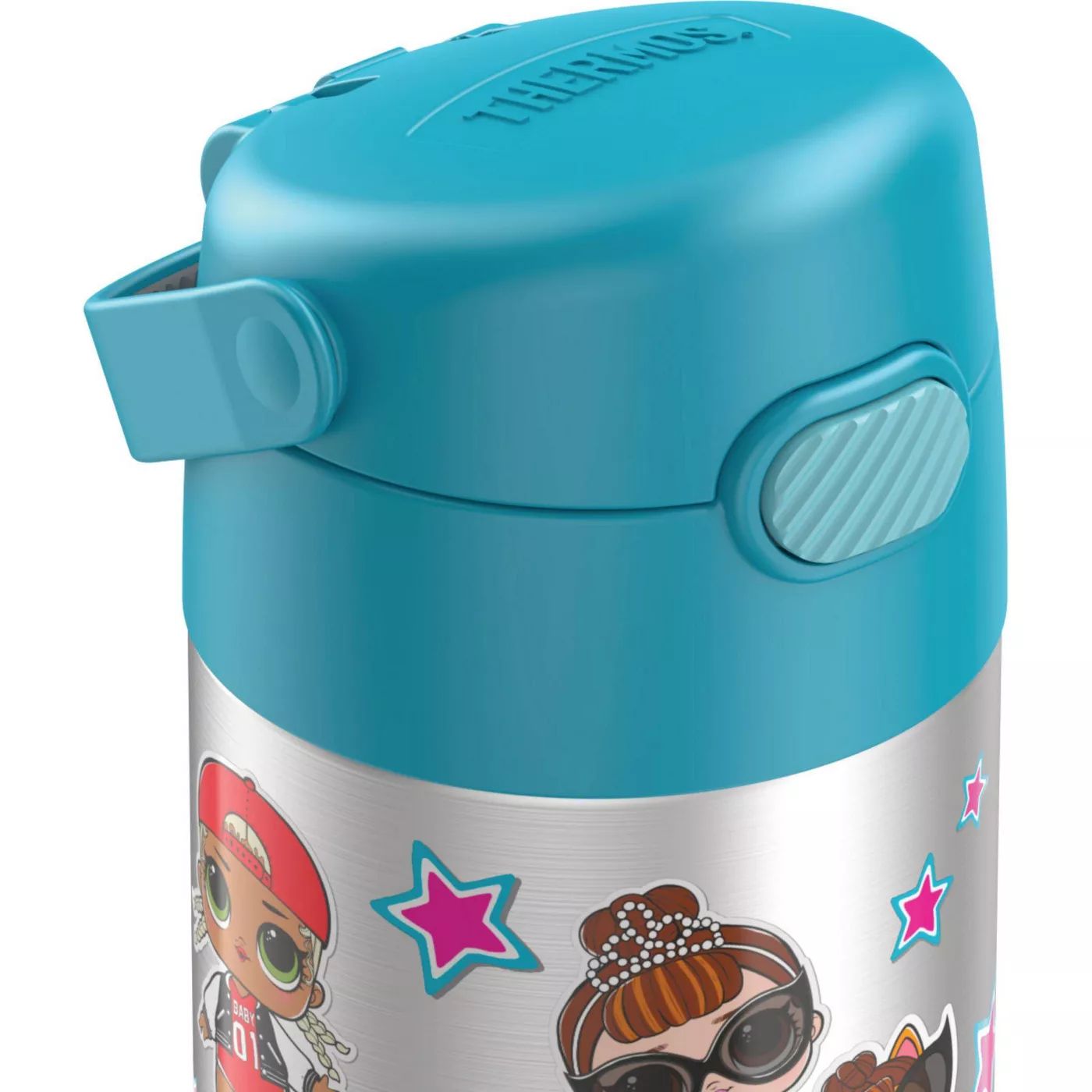กระติกน้ำเก็บความเย็น Thermos L.O.L. Surprise! Remix 12oz FUNtainer Water Bottle with Bail Handle - Blue