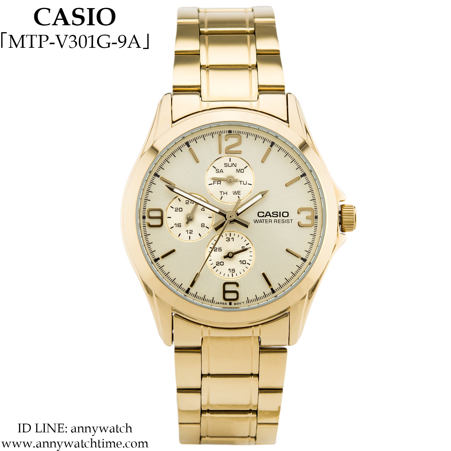 CASIO MTP-V301G-9A