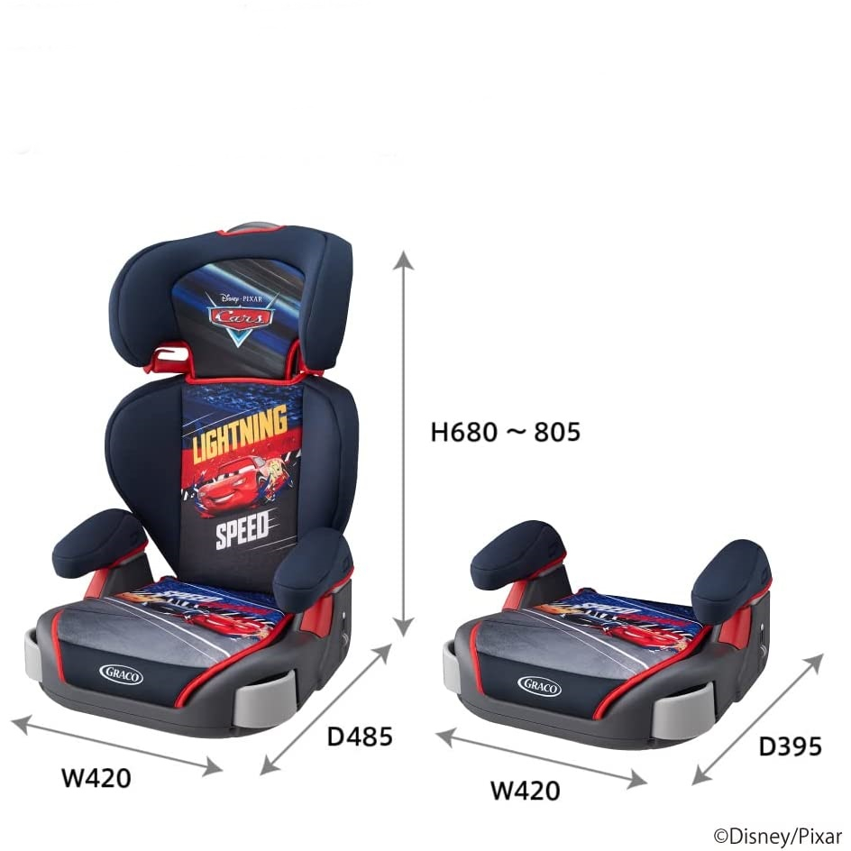 สินค้ามือ 1 บูสเตอร์ซีท Graco booster seat ลาย Car สีน้ำเงินเข้ม