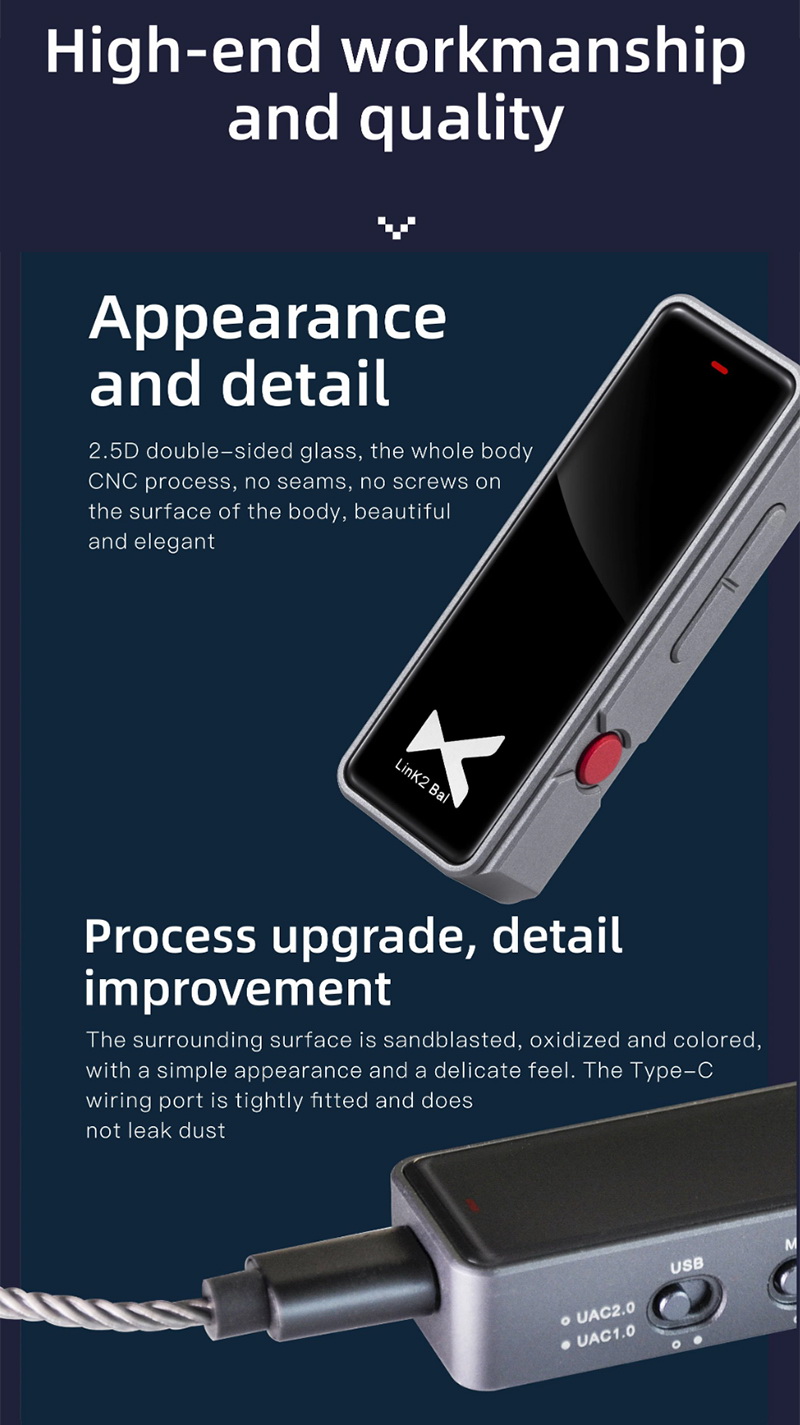 ขาย XDUOO Link2 Bal MAX USB DAC/AMP พกพา กำลังขับสูง ประกันศูนย์ไทย