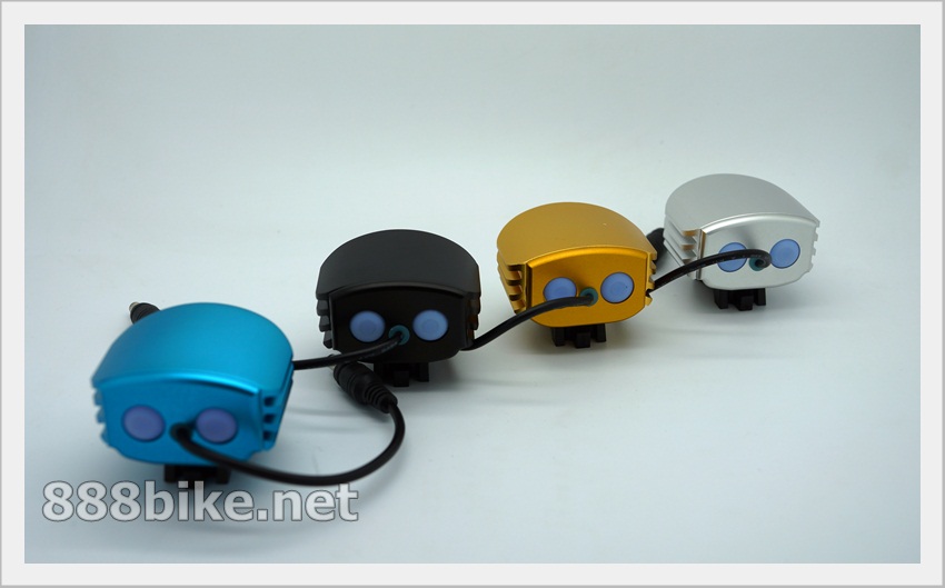 ไฟฉายเอนกประสงค์ ไฟเลด YPD 2 x Cree XM-L U2 LED 4000lm 4-Mode Cool White Bicycle Light