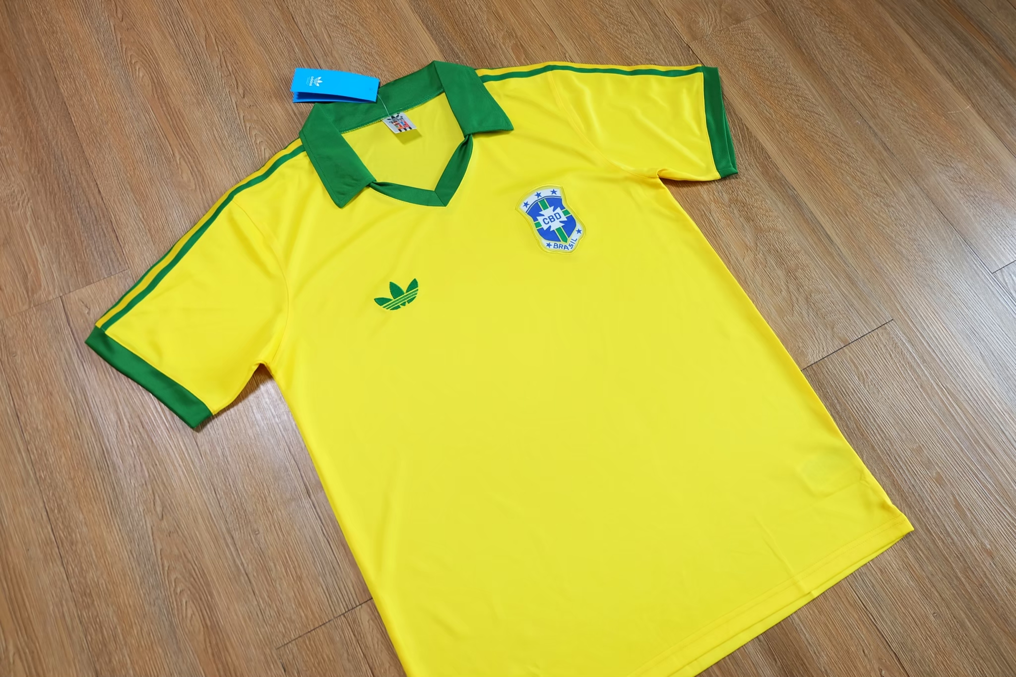 Brazil 1978 Home Retro Jersey เสื้อบอลย้อนยุคบราซิล เสื้อทีมชาติบราซิล