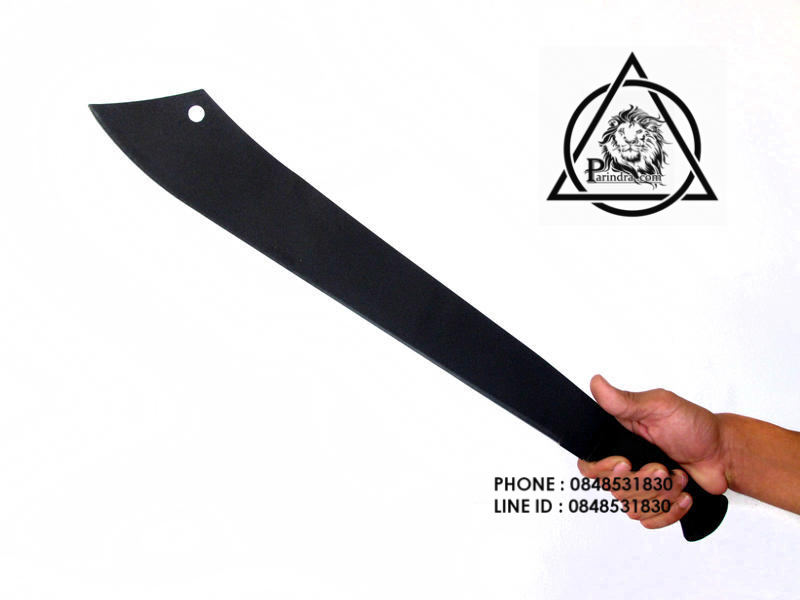 มีดเดินป่ายาว มาเชเต้ ฝ่าไพร หัวตัด ขนาด 23 นิ้ว หวดได้เต็มแรง ออกแรงน้อยกว่า