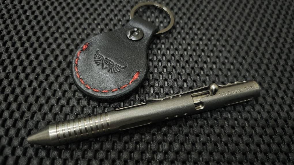 Fellhoelter TiBolt G2 Pen - Titanium Tumbled Deluxe