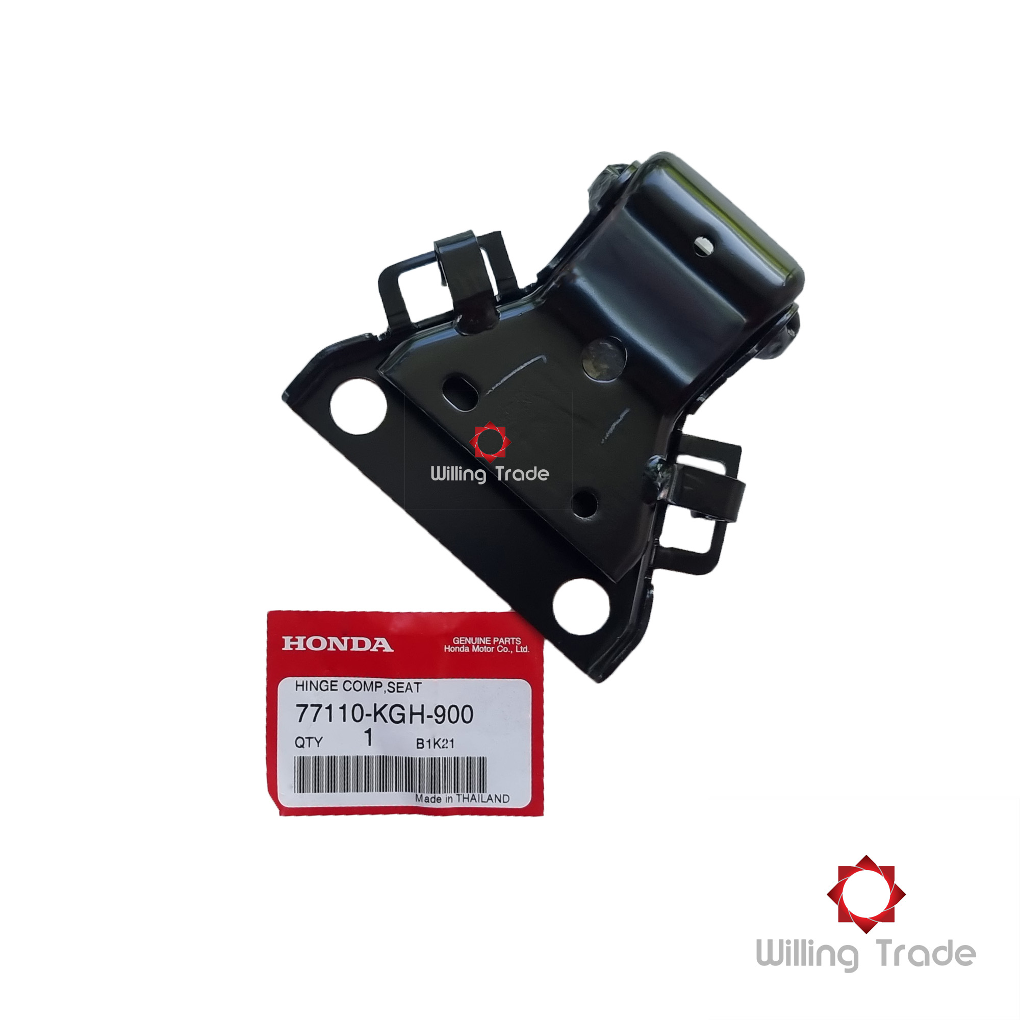 0230_HO. หูบานพับเบาะ (A365)HONDA: (77110-KGH-900) SONIC ตัวเก่า แท้ศูนย์ HINGE COMP, SEAT