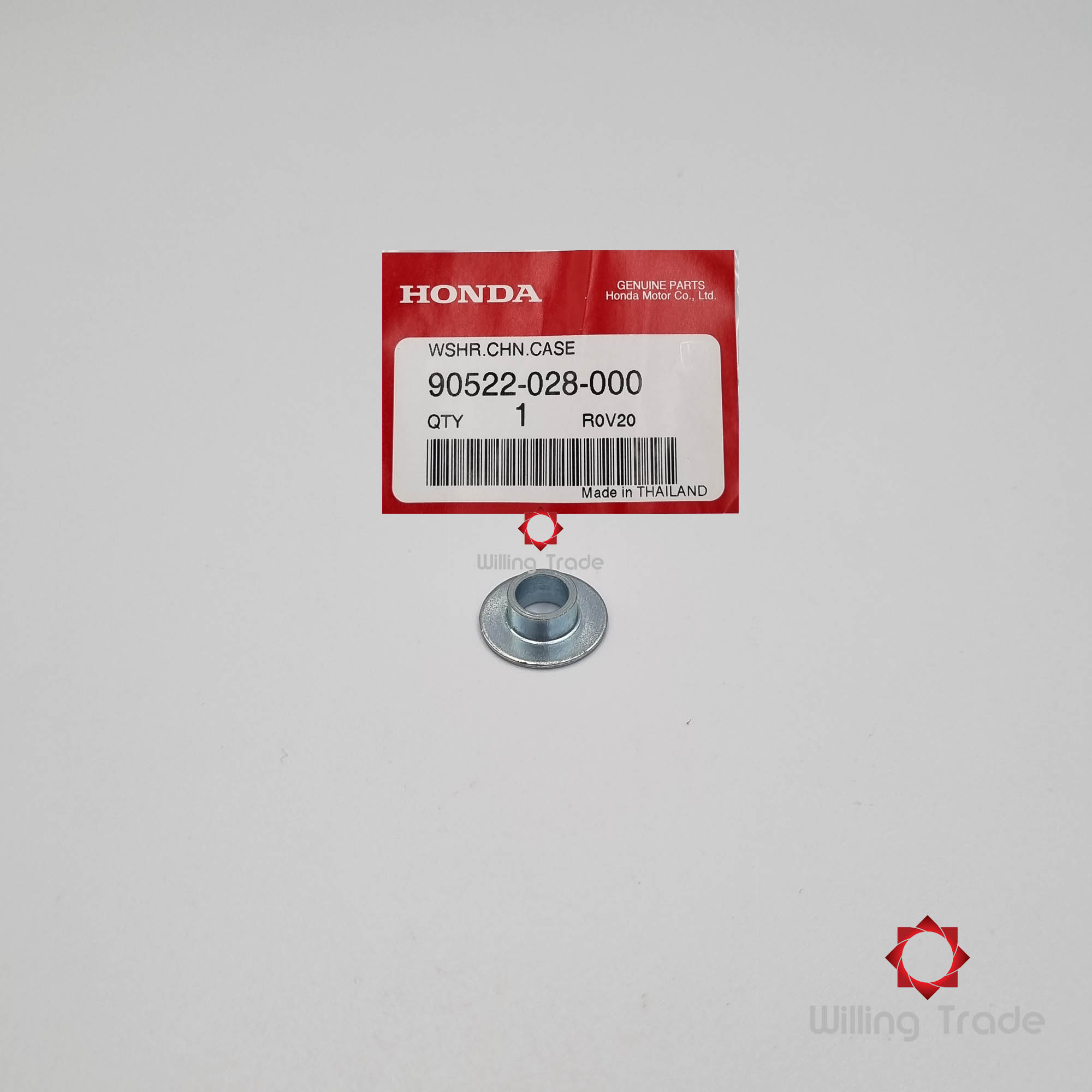 ปลอกรอง (แฟริ่ง) (B372) HONDA: (90522-028-000) LS125 ... แพ๊คละ 1 ชิ้น... [แท้ศูนย์ 100%] ... WASHER CHAIN CASE SETTING