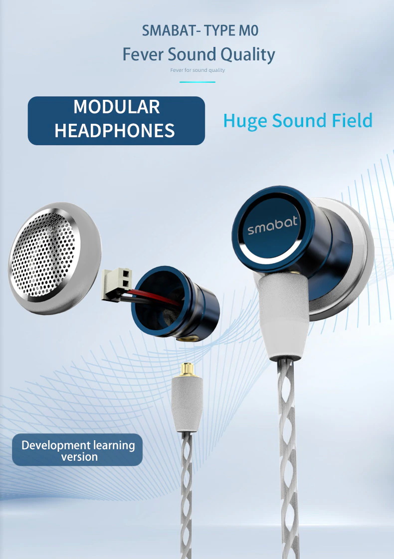 ขาย SMABAT M0 หูฟังเอียบัด พร้อมลูกเล่นถอดอัพเกรด Driver ได้ไม่ต้องบัดกรี