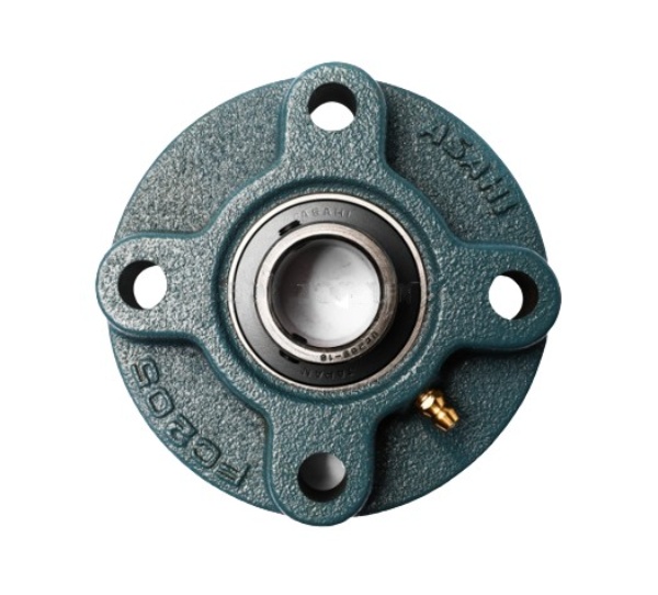 ตลับลูกปืนตุ๊กตา ทรงตัว O หมอนบล็อกแบริ่ง รูเพลา 1 นิ้ว ASAHI อาซาฮี รุ่น UCFC205-16 Pn.A211-0230 (แท้) ##