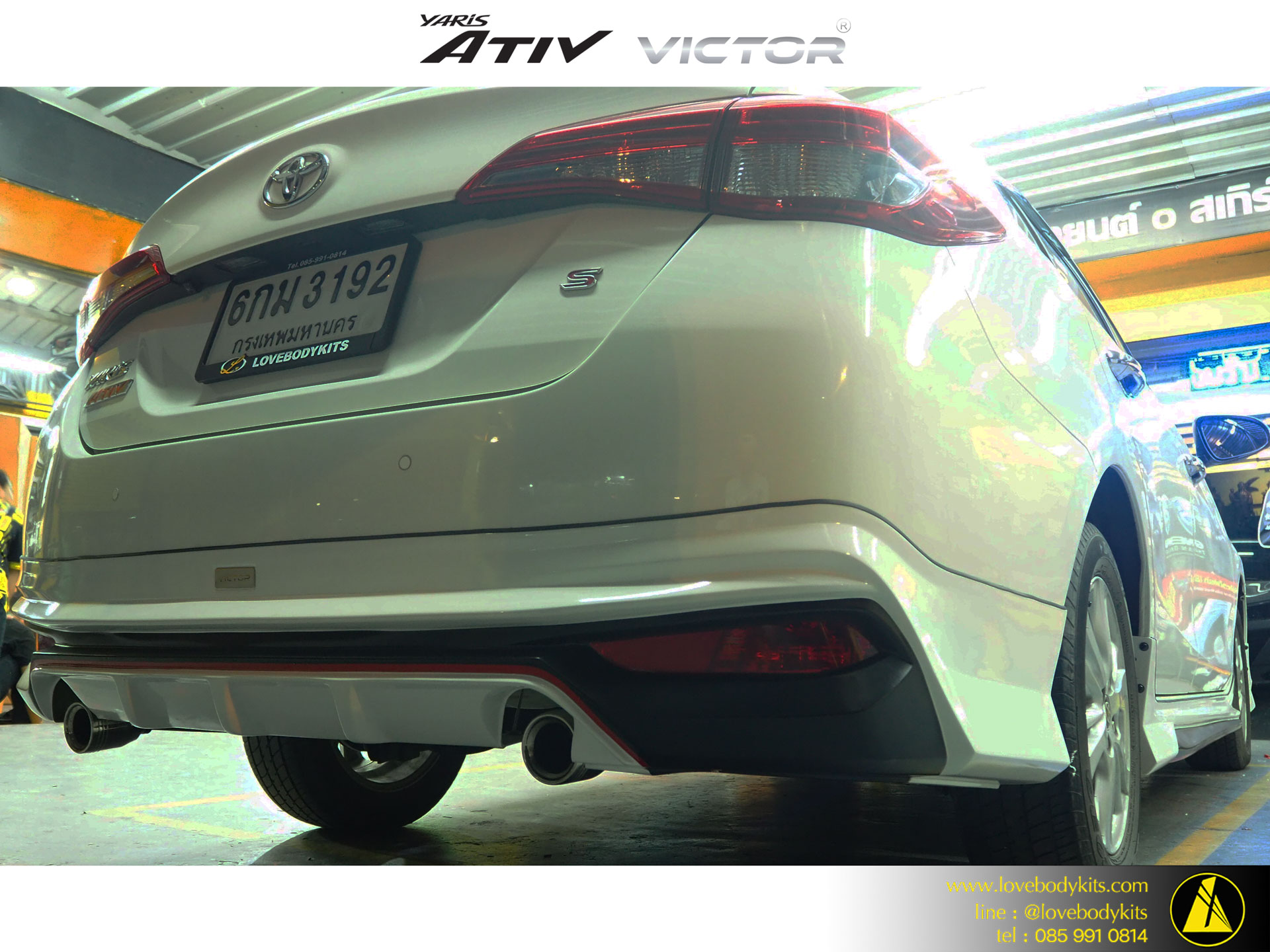 ชุดแต่ง VICTOR : YARIS ATIV 2018-2019