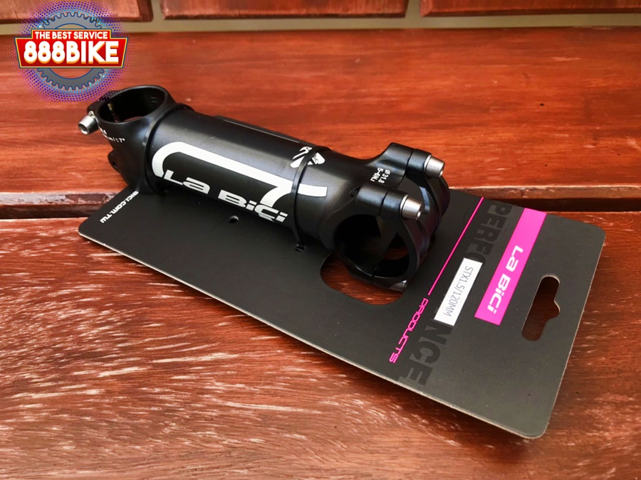 LABICI คอแฮนด์อลูมิเนียม LA BICI STX1.5 ,ยก +/- 7° วัสดุอลูเบา ยาว 70-120มม มีสีดำและสีแดง