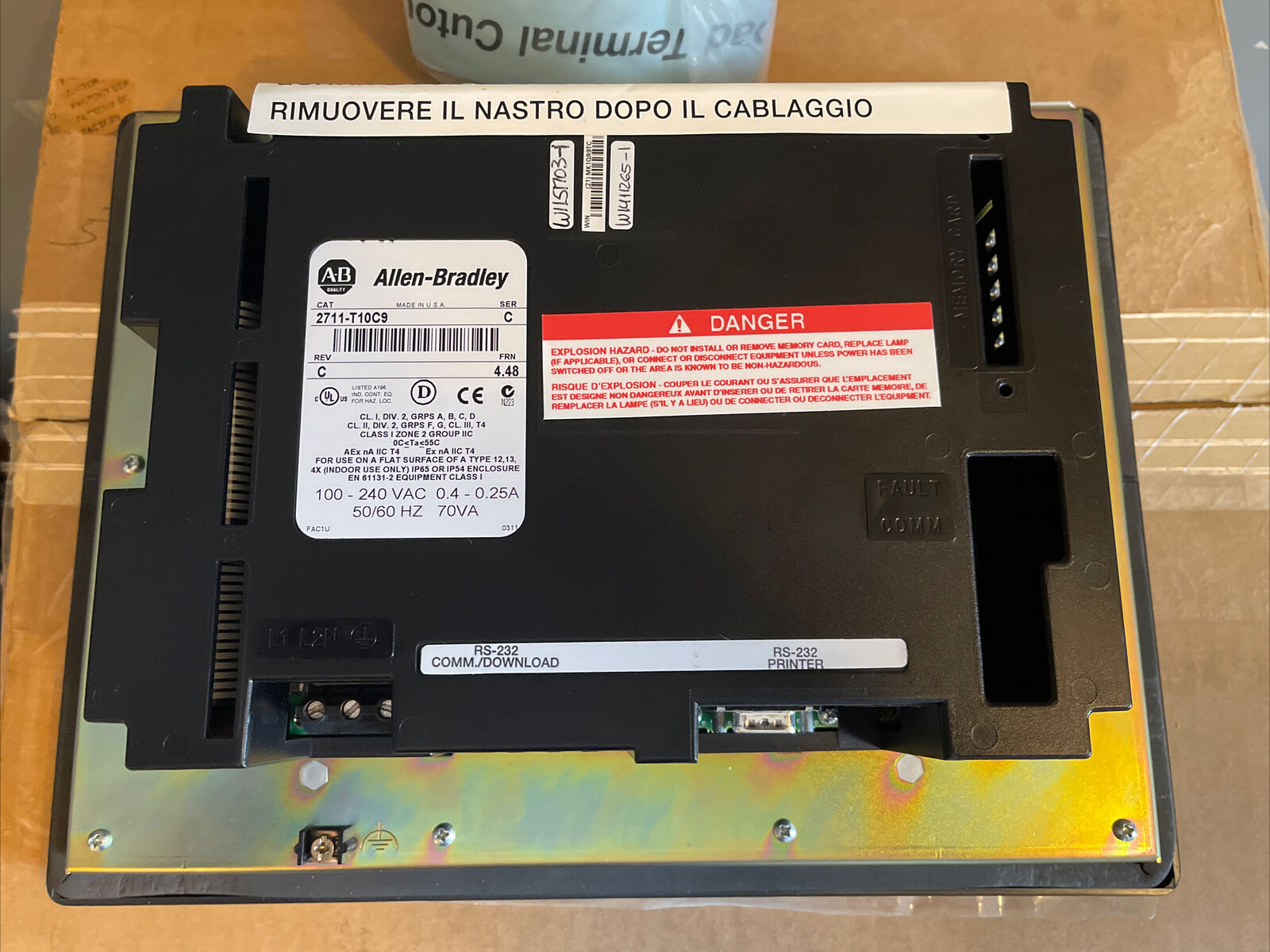 2711-T10C9 HMI " ALLEN-BRADLEY "